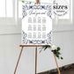 Cottage Core Wedding Seating Chart Template