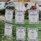 Table Numbers Template for Classic Wedding