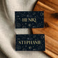 Celestial Place Cards for Moon and Stars Wedding