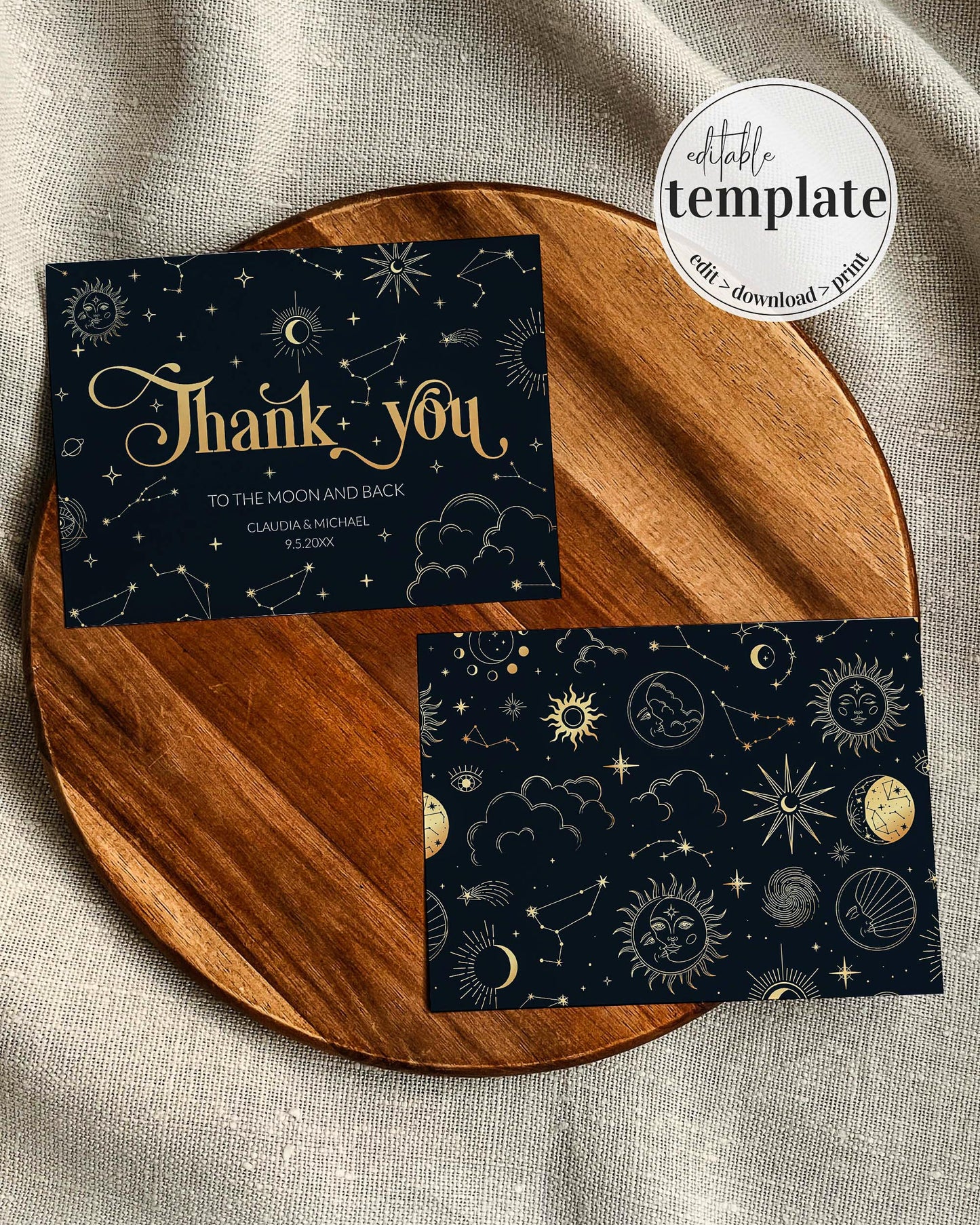 Thank you Card Template
