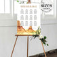 Boho Wedding Seating Chart Template