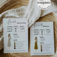 Bridesmaid Info Card for Modern Wedding
