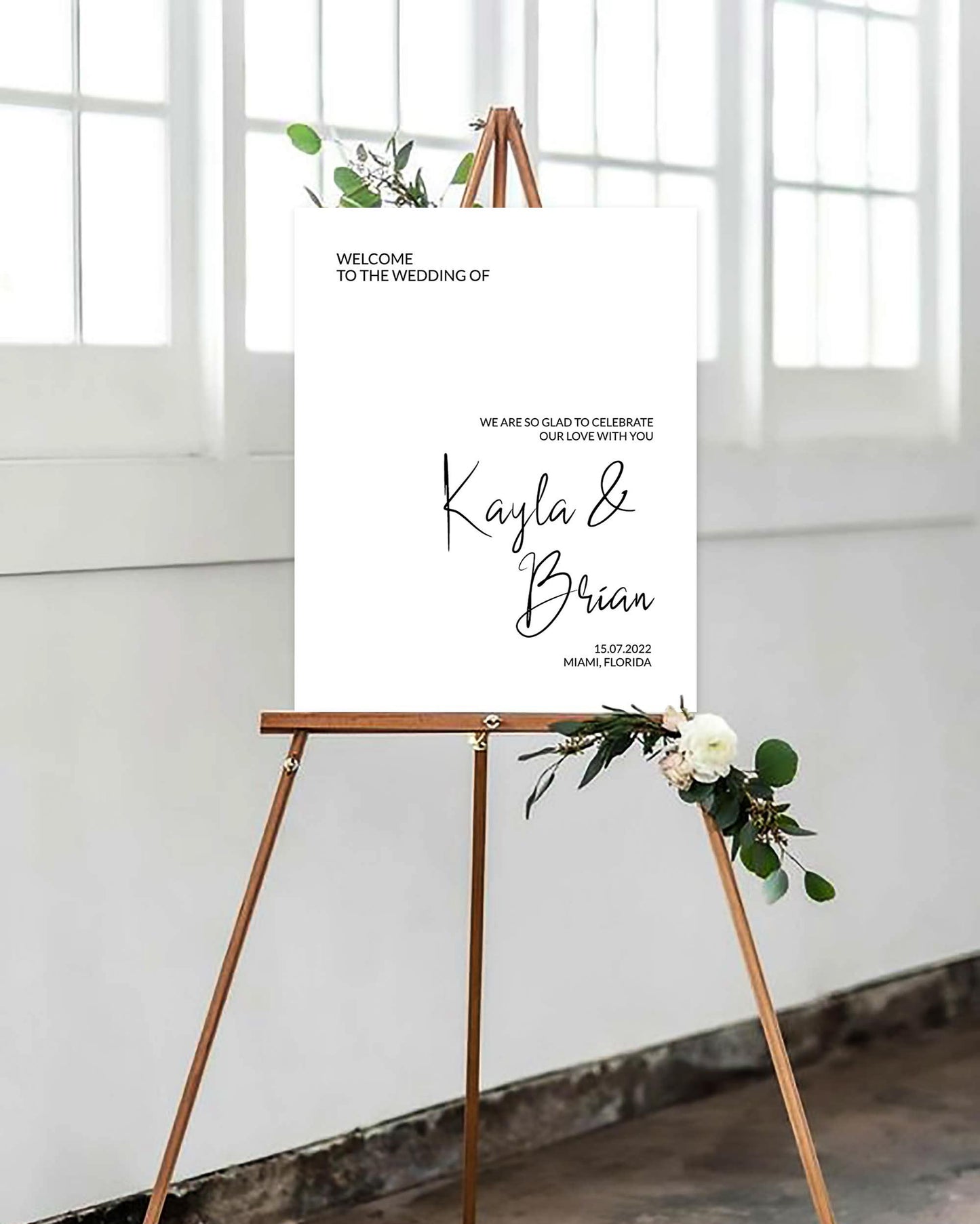 Welcome to our Wedding Sign Template