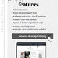 Modern Christmas Card Template with Photos for Familay Holiday Greetings Card