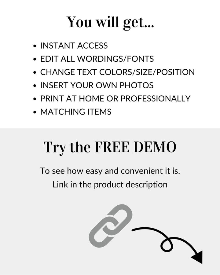 Minimalist Table Numbers Template