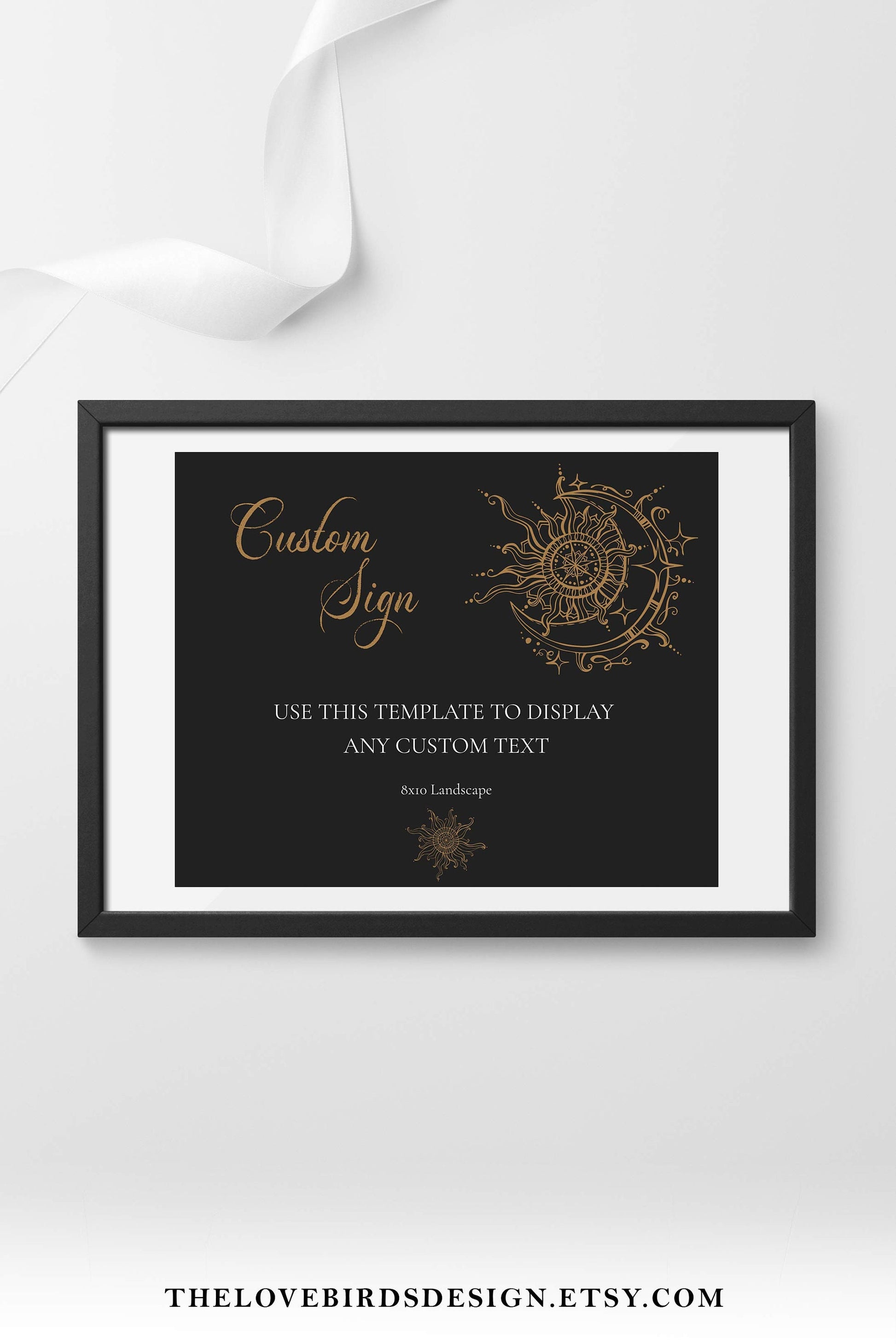 Celestial Wedding Custom Sign Template, Starry Night Wedding Decor Signage #062