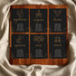 Witchy Wedding Seating Chart Cards Template with Zodiac Signs #062