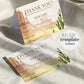 Western Wedding Thank you Card Template