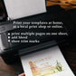 Western Wedding Thank you Card Template