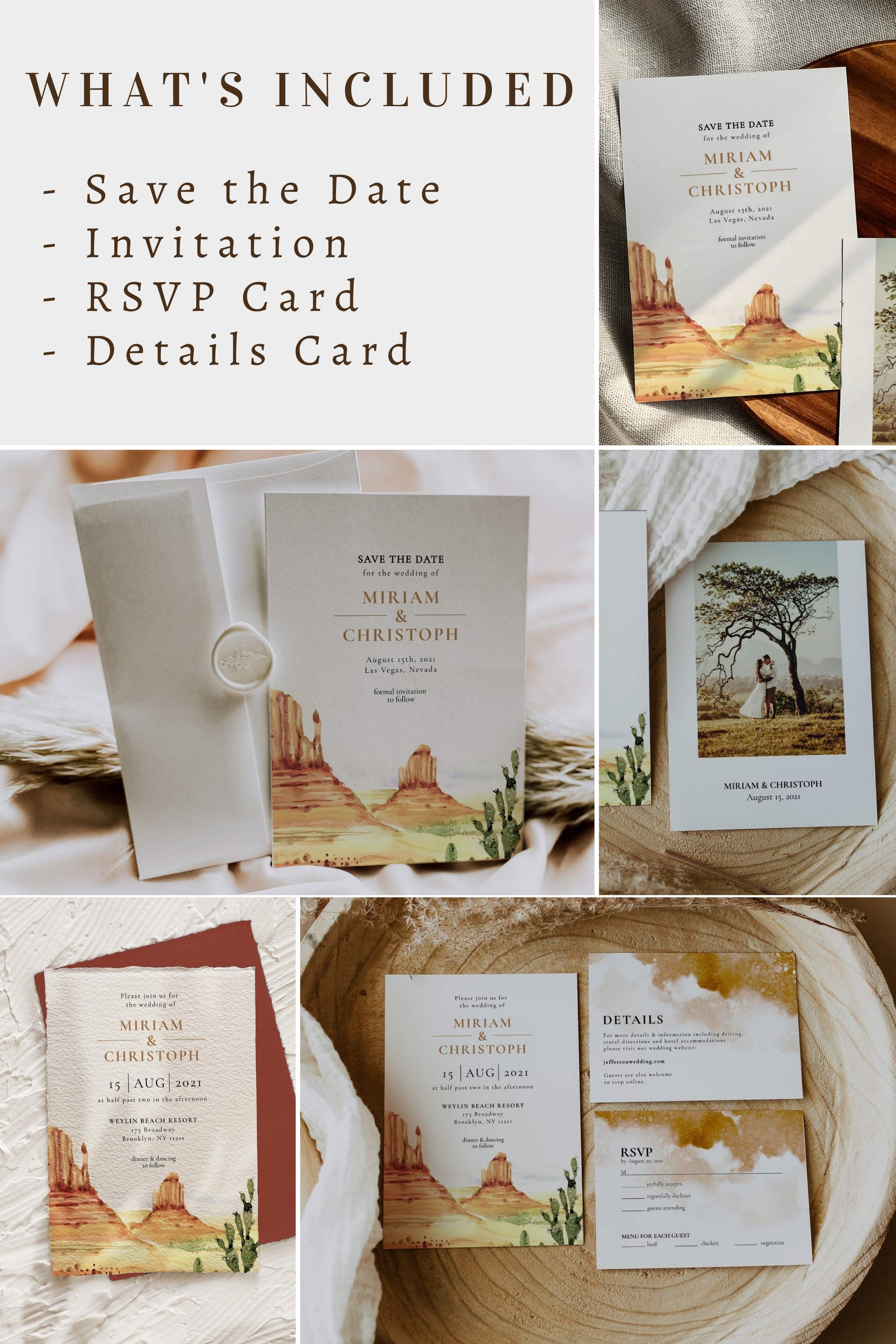 Rustic Country Wedding Bundle with Boho Desert Flair - Invitations, Ca – marryful rustic-country-wedding-bundle-with-boho-desert-flair-invitations-ca-marryful