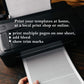 Modern Christmas Card Template with Photos for Familay Holiday Greetings Card