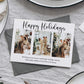 Simple Christmas Cards Photos, Christmas Card Template Postcard for 2022 Holiday Greetings