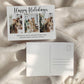 Simple Christmas Cards Photos, Christmas Card Template Postcard for 2022 Holiday Greetings