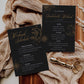 Witchy Bachelorette Weekend Itinerary for Starry Bridal Shower, Galaxy Bridal Shower Invitation and Schedule #062