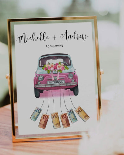 Money Gift idea for Unique Wedding Gift for Couple