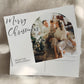 Photo Holiday Card 2022 Christmas Postcard Template with digital download