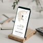 GREECE Destination Wedding Save the Date Template Digital Passport Invitation for Travel Wedding #072w