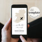 IRELAND Digital Destination Wedding Save the Date Invitation for Travel Wedding Electronic Template #072w