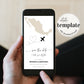 MEXICO Save the Date Destination Wedding Template for electronic phone phone Invitation #072w