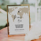 Mimosa Bar Sign Printable Table Decor Template for Travel Wedding or Destination Bridal Shower #072w