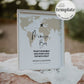Mimosa Bar Sign Printable Table Decor Template for Travel Wedding or Destination Bridal Shower #072w