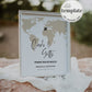Destination Wedding Sign Bundle Printable Templates for Travel Wedding Decorations #072w