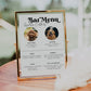 Pet Signature Cocktail Sign, Dog Signature Drink Sign, Minimalist Wedding Bar Menu, Dog Signature Cocktail Sign #065b