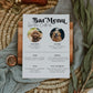 Pet Signature Cocktail Sign, Dog Signature Drink Sign, Minimalist Wedding Bar Menu, Dog Signature Cocktail Sign #065b