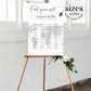 Destination Wedding Seating Chart Sign Printable Template for Travel Themed Wedding Decorations #072w