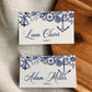Nautical Beach Themed Place Card Templates for Destination Wedding | Printable Template