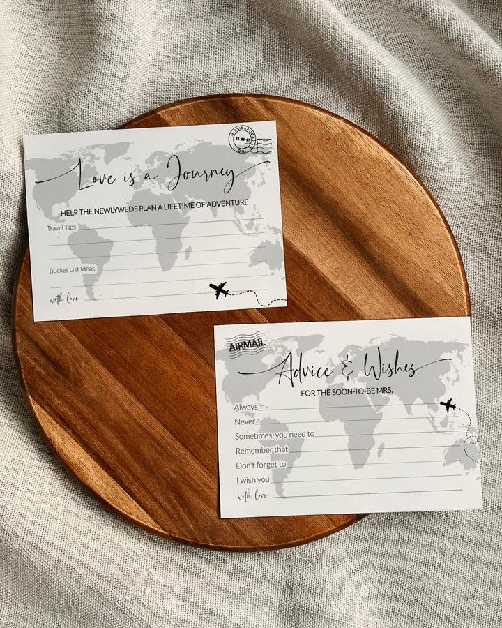 Card Bundle: Advice and Wishes, Date Night Ideas and Love is a Journey - marryful