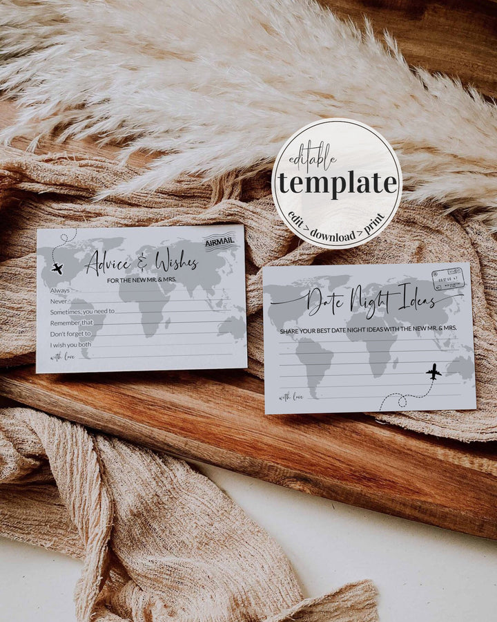 Card Bundle: Advice and Wishes, Date Night Ideas and Love is a Journey - marryful