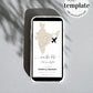 INDIA Destination Wedding Save the Date Evite, Map Save the Date Text Invitation, Phone Invitation, Electronic Invitation #072w