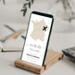 FRANCE Destination Wedding Save the Date Evite, Map Save the Date Text Invitation, Phone Invitation, Electronic Invitation #072w