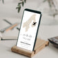 SCANDINAVIA Destination Wedding Save the Date Evite, Map Save the Date Text Invitation, Phone Invitation, Electronic Invitation #072w