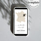 FRANCE Destination Wedding Save the Date Evite, Map Save the Date Text Invitation, Phone Invitation, Electronic Invitation #072w