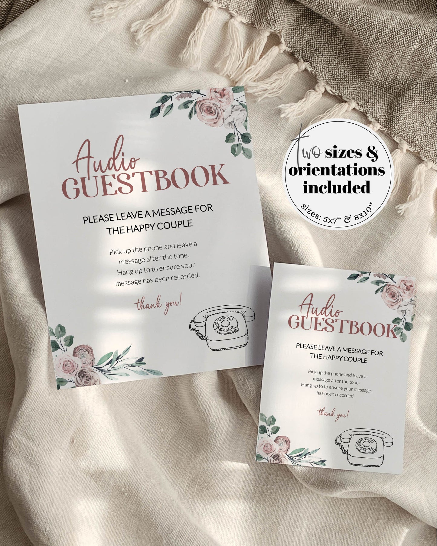 Whimsical Wedding: Audio Guestbook Sign