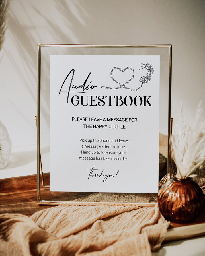 Audio Guest Book Sign - marryful