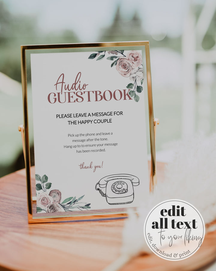 Whimsical Wedding: Audio Guestbook Sign - marryful